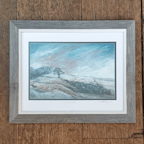 Original moorlands painting by Sarah Rowley