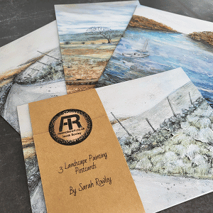 Postcards landscape paintings by Sarah Rowley - Roanokeart.co.uk