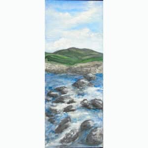 Aberdesach Beach, North Wales by Sarah Rowley | www.roanokeart.co.uk