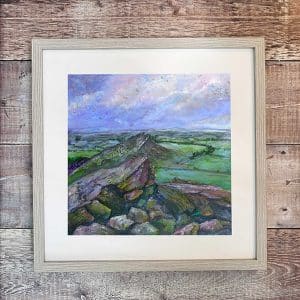 Roaches Rocks Print by Sarah Rowley | Roanokeart.co.uk